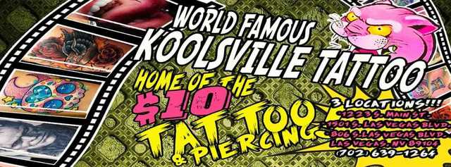 Koolsville Tattoo 10 dollar Tattoo